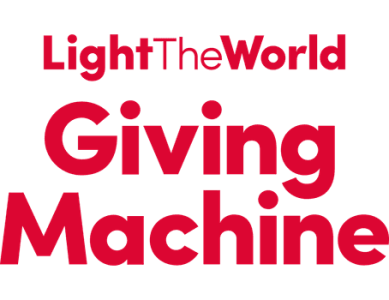 Light The World Giving Machine Logo