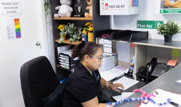 Ad admin worker at the Youth Futures Community School Midland
